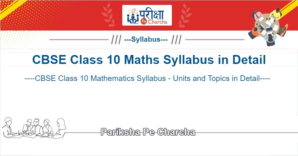 CBSE Class 10 Maths Syllabus